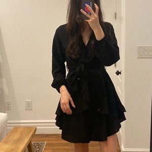 Express black mini dress